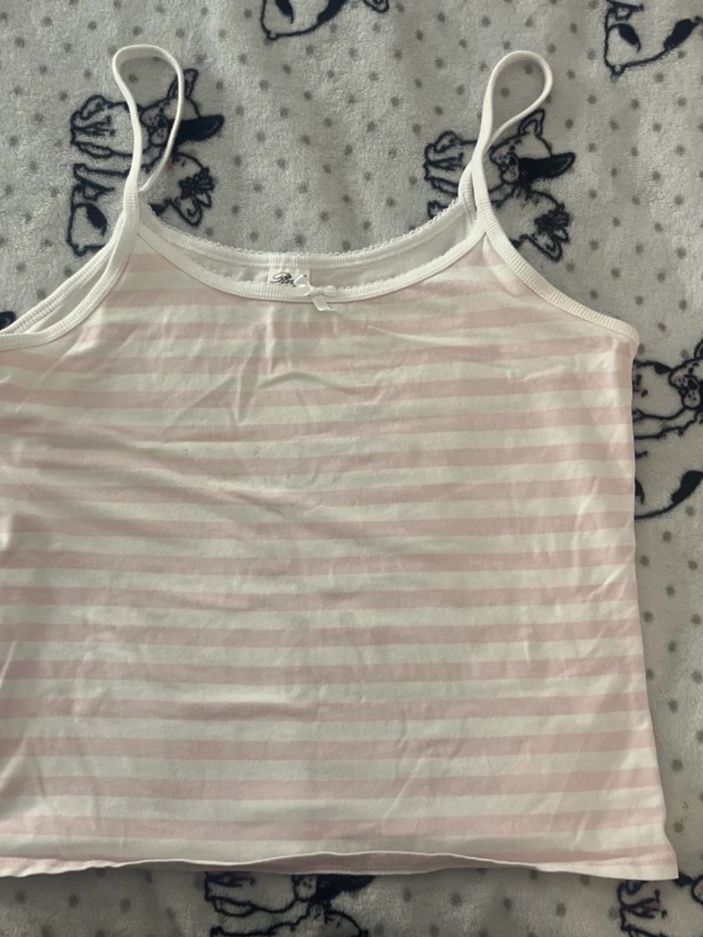 Victoria's Secret Pink and White Striped Camisole